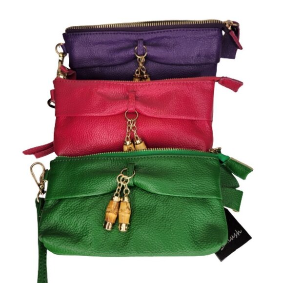 New Fuchsia Pink Wristlet Casual Purse NWT - Picture 3 of 9